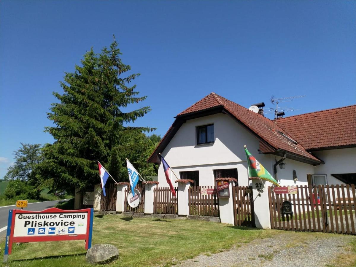 Camping & Guest House Pliskovice Mirovice Eksteriør bilde